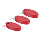Floating Keychain, 3 Pack Oval Sail Floating Keychain Keychain Red