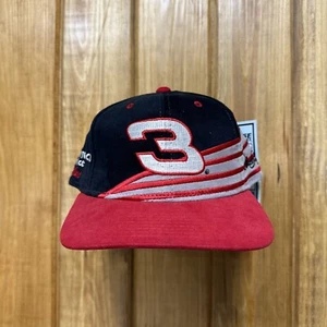 Vintage Dale Earnhardt Snapback hat cap Nascar 90s #3 embroidered two tone NWT - Picture 1 of 9