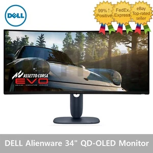 DELL Alienware AW3425DW 34" QD-OLED Curved Gaming Monitor - Tracking - Picture 1 of 5