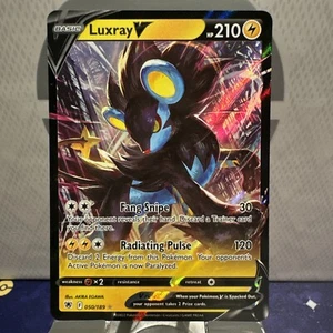 Luxray V - 050/189 - Pokemon Resplandor Astral Espada y Escudo Tarjeta Ultra Rara Casi Nueva - Imagen 1 de 2