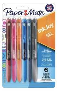 New Sealed Pkg Paper Mate Ink Joy Gel Pens 0.7 mm Medium Point Assorted Colors - Picture 1 of 4