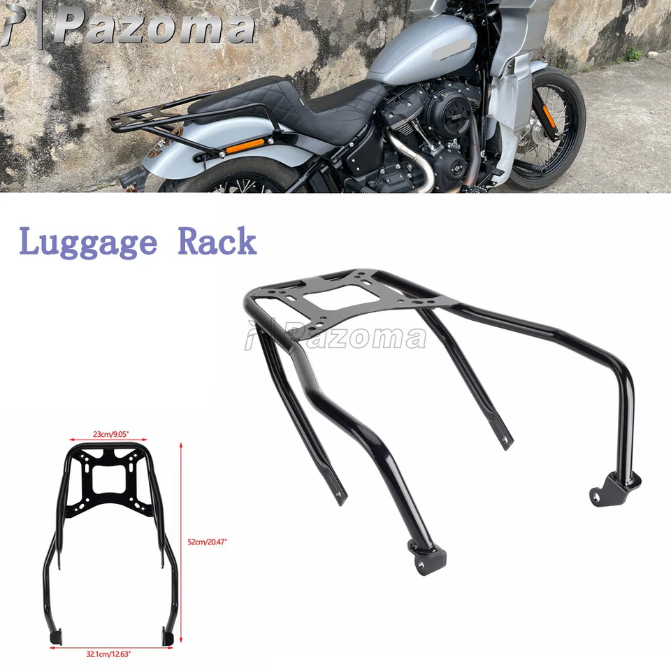 Portaequipajes trasero soporte de montaje superior para Harley Softail Street Bob 114 FXBBS Foto 1 de 4