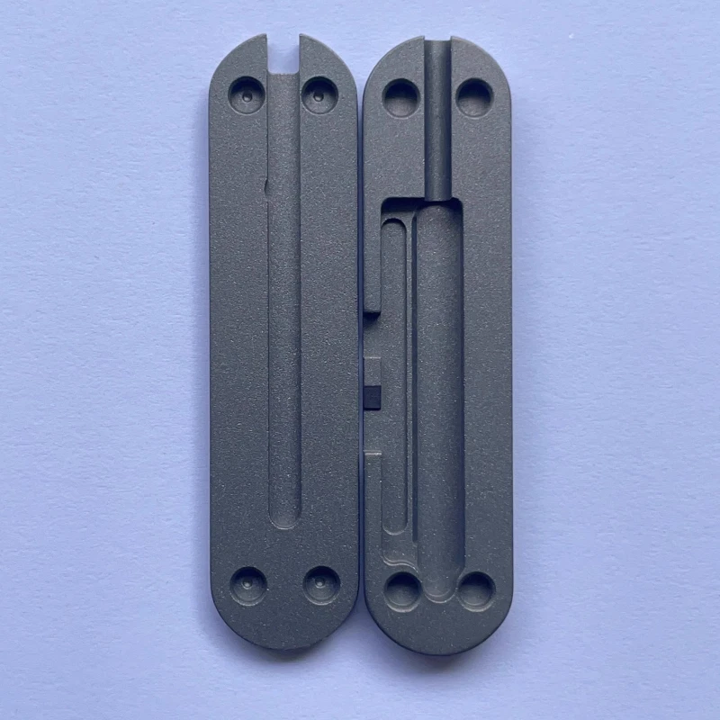 A Pair 58mm Titanium Alloy Scales with Pen Slot for Victorinox Swiss Army Knife - Image 1 of 2