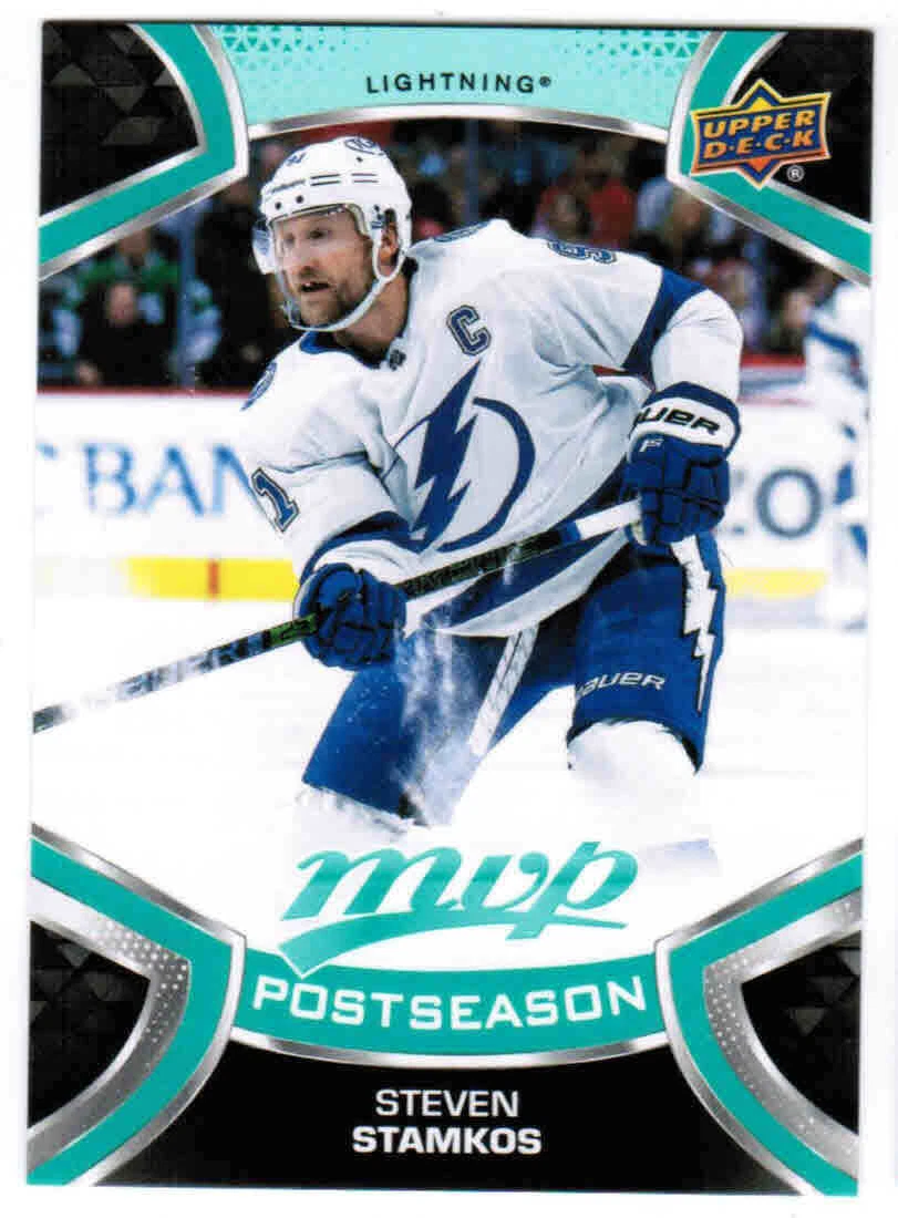 21/22 2021 UD UPPER DECK MVP STEVEN STAMKOS PS12 POSTSEASON TAMPA BAY LIGHTNING