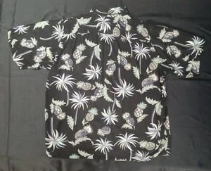 Men's XL Hawaiian Shirt Multi-Color Palms Pineapples by "Reyn Spooner" - Picture 1 of 4