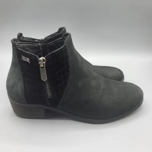 Skechers Mojave Booties Womens 6 Black Comfort Arch Fit Boots 167189 - Picture 1 of 9