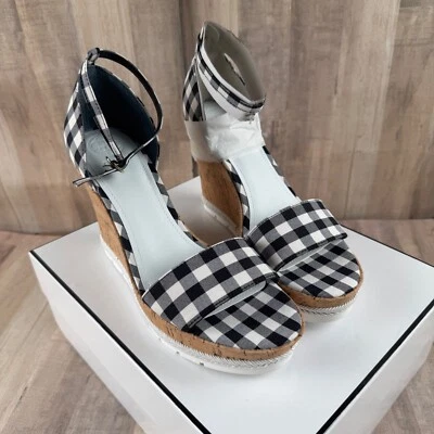 NUEVO Guess Mujer 8.5 M Tela Negra Devor2 4.5" Tacón de Cuña Nuevo en Caja Foto 1 de 4