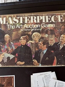 Masterpiece Board Game: 1970 Parker Brothers: Complete: USA Made Vintage - Picture 1 of 12