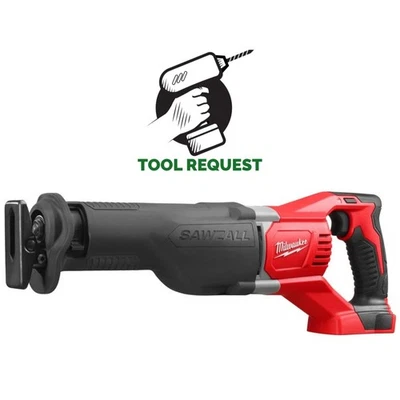 Milwaukee M18BSX-0 18V Reciprocating Saw Sawzall (Body Only) - Image 1 of 4
