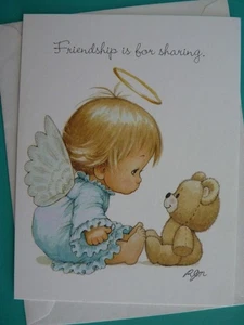 Angel Babes Friendship Greeting Card Ruth/Bill Morehead Design Vintage 1997 - Picture 1 of 2