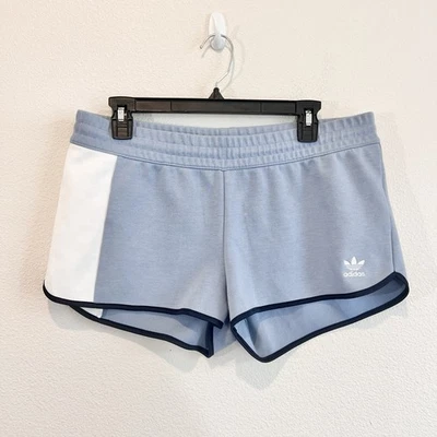 Pantalones Cortos para Correr Adidas Originales Para Mujer Trifolio Retro Azul/Blanco Talla L Foto 1 de 4