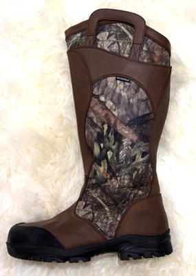 Thorogood Snake Bite 17" Cremallera Lateral Botas Camufladas Impermeables Caza Talla 12W Cuero Foto 1 de 4