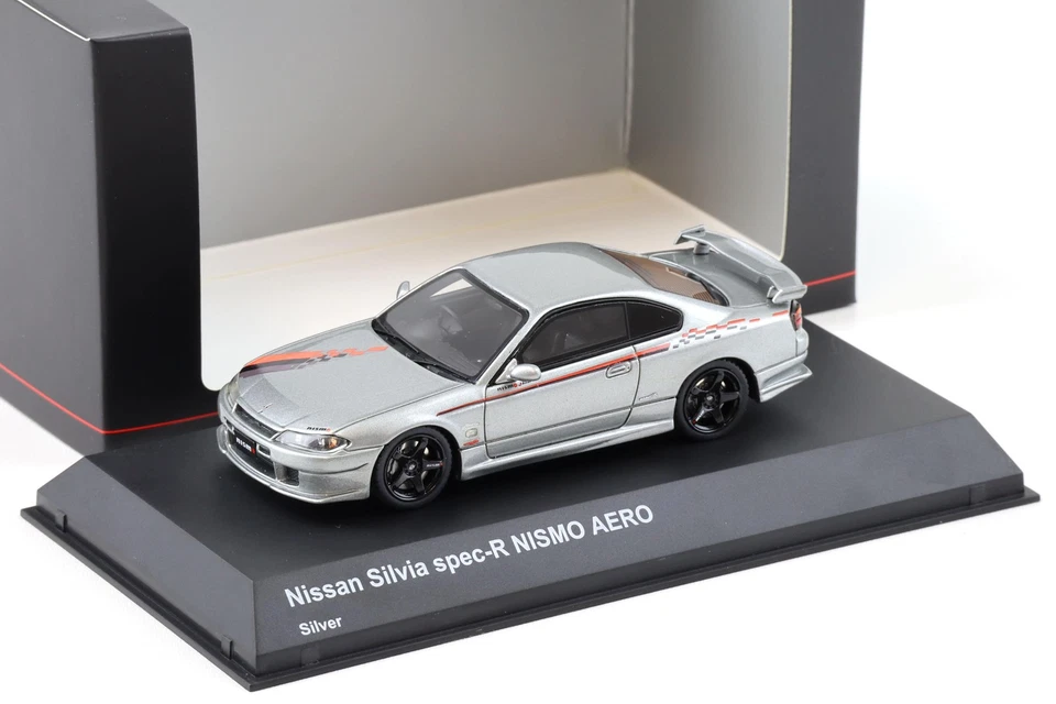 1 43 Kyosho Nissan Silvia Spec-R Nismo AERO Silver KSR43125S