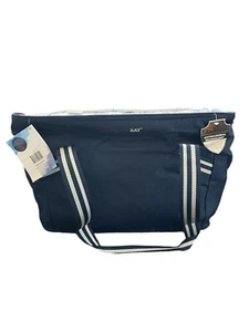 Rachael Ray Pack And Go Football Field Soft Tote Cooler Bag Insulated Navy NIP - Picture 1 of 14