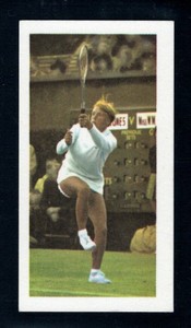 BARRATT SWEETS FAMOUS SPORTSMEN 1971 ANN JONES - TENNIS SUPERB WIMBLEDON CHAMP