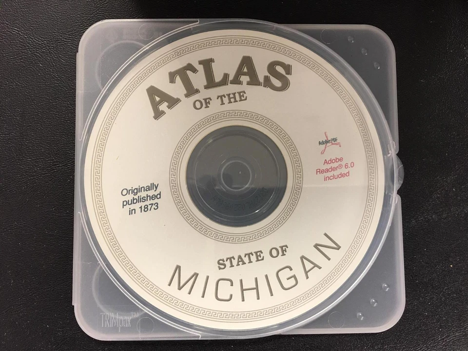 Atlas of the State of Michigan from 1873 on CD - Image 1 of 1