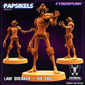 Law Breaker - The End - Papsikels - Cyberpunk Sci-Fi 28-32mm - Picture 1 of 2