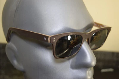 Rocco Rodenstock Germany RR 420 Eyeglasses WOOD TEXTURE Brown WOMENS 50 18 140 - Image 1 of 4