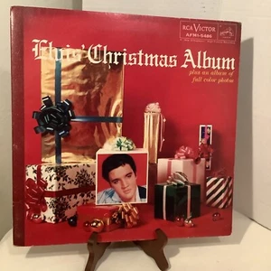 ELVIS PRESLEY Christmas Album LP RCA 1985 50th Anniversary AFM1-5486 Mono - Picture 1 of 9