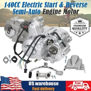 140cc Electric Start Semi-Auto Engine Motor Kit & Reverse For ATV Buggy Go Kart - Picture 1 of 22