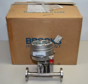 Brooks 3809G Series Metal Tube Variable Area Flowmeter 0.32-2.4 SCFM Nitrogen #2 - Picture 1 of 8