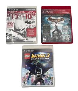 Lot of 3 PS3 Games - Batman Arkham City / Arkham Asylum / LEGO Batman 3 Beyond - Picture 1 of 11