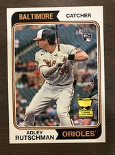 2023 Topps Heritage Adley Rutschman #OB-AR Oversized 1974 Box Topper
