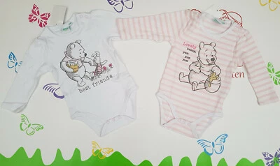 Body Langarmbody Doppelpack Winnie Pooh 62/68 74/80 80/86