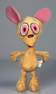 Nickelodeon Ren & Stimpy REN Plush Stuffed Animal Plush Toy Red Viacom 2019 - Picture 1 of 7