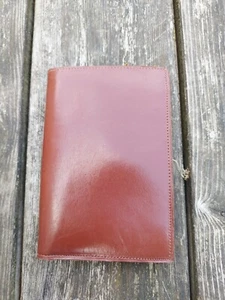 PORTEFEUILLE MONNAIE BILLETS CARTES VINTAGE EN CUIR VÉRITABLE T. BON ETAT - Imagen 1 de 5