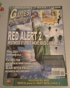 THE GAMES MACHINE 136 TGM NOVEMBRE 2000 RED ALERT BLAIR WITCH TEST DRIVE Fifa