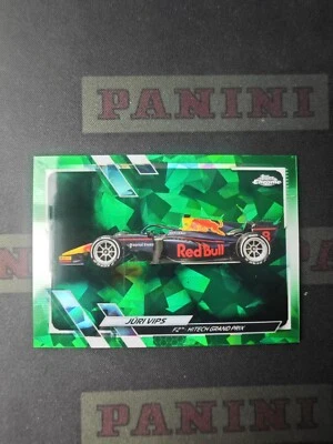 2021 Topps Chrome Formula 1 Sapphire Racing Green Refractor Juri Vips /75 - Image 1 of 2