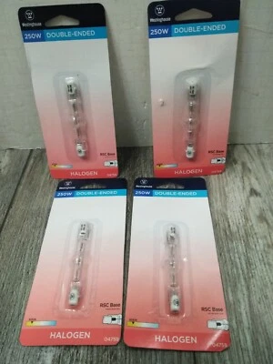 Westinghouse 250w Double Ended RSC Base T3   #04775 (4PK BUNDLE) - Image 1 of 4
