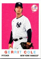 2020 Topps Throwback Thursday Gerrit Cole New York Yankees #118