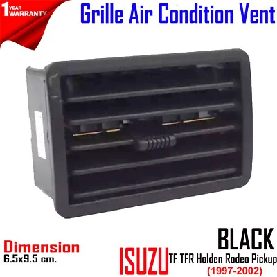 PARA ISUZU TF TFR Holden Rodeo 1997-02 98 99 00 01 VENTILADOR DE VENTILACIÓN DE AIRE NEGROx1 Foto 1 de 4