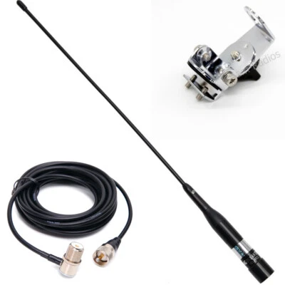 Cable base 5M Nagoya NL-R2 VHF/UHF 144/430MHz doble banda radioaficionado antena RB-20 Foto 1 de 4