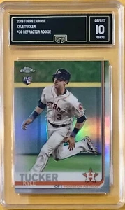 2019 TOPPS CHROME - REFRACTOR #39 - KYLE TUCKER - GMA 10 - ROOKIE GEM MINT - Foto 1 di 1