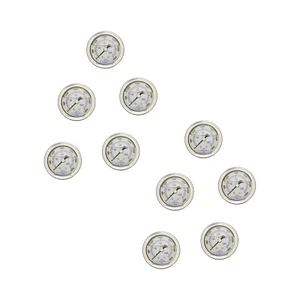 10 PACK LIQUID FILLED PRESSURE GAUGE 0-3000 PSI, 1.5" FACE, 1/8" NPT BACK MOUNT - Picture 1 of 3