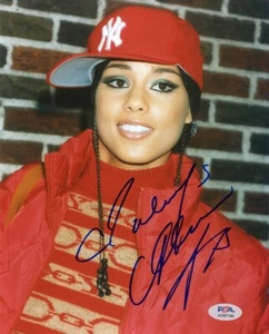 Alicia Keys Young Autographed Signed 8x10 Photo Certified Authentic PSA/DNA COA - Picture 1 of 1