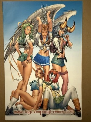 DARKNESS #10 VIRGIN VARIANT - E-BAS, LTD500, WITCHBLADE, VF-VF/NM - Image 1 of 4