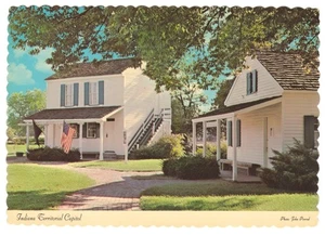 Vincennes Indiana Territorial Capitol Postcard P-7100 John Penrod - Picture 1 of 2