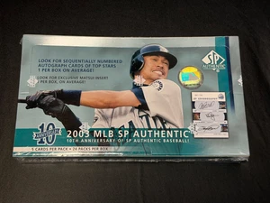 2003 MLB SP Authentic Baseball Sealed Hobby Box - Picture 1 of 4