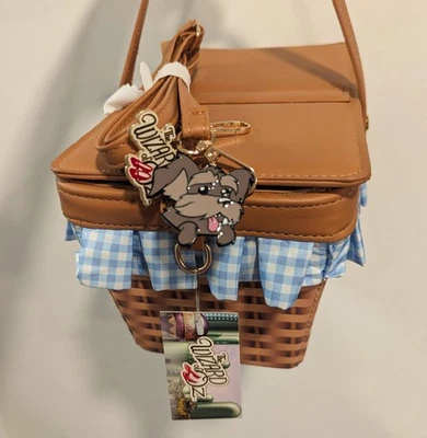 🤍🧺RARO Mago de Oz🪄Cartera Cesta 👜 Y Llavero Toto Difícil de Encontrar 🐶🩵 Foto 1 de 4