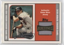 2002 Topps Archives Uniform Relics Will Clark #TUR-WC