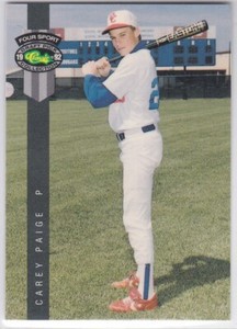 M) 1992 Classic Four Sport Trading Card Carey Paige #292