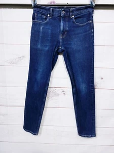 Everlane Uniform Mens The Skinny Jean Size 31x30 (Actual 31x28) Blue 5 Pockets - Picture 1 of 7