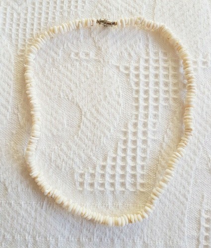 OFF WHITE Collana ~ Bianco sporco ~ Pezzi di agata lucida