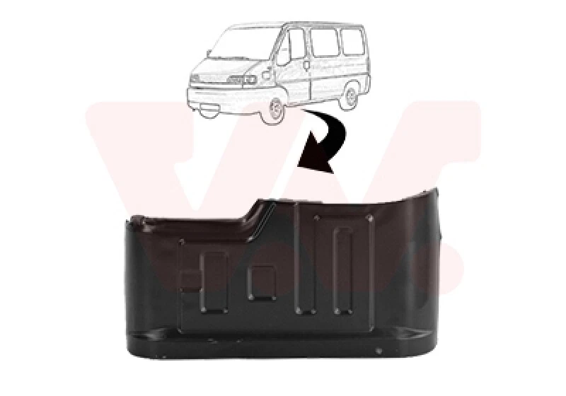 VAN WEZEL Einstiegsblech Vorne links 1747111 - Bild 1 von 1