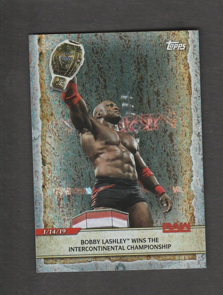 BOBBY LASHLEY #35 2020 WRESTLEMANIA FOIL CARD NICE!**** Foto 1 de 1