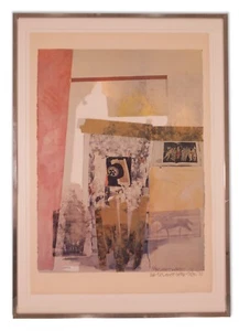 Robert Rauschenberg Watermark 1973 Signed Silkscreen in Colors 25/250 Framed - Picture 1 of 8